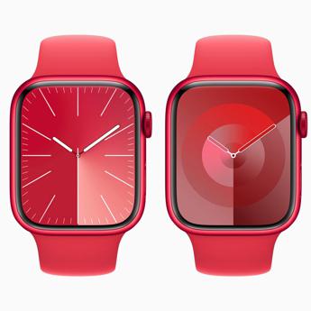 Apple nuovo Watch 9 e quadranti in rosso per la giornata contro lAIDS