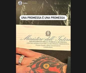 Fedez denuncia hater per minacce a Leone Una promessa e una promessa