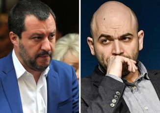 Processo a Saviano slitta a luglio Salvini assente