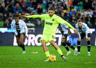 Udinese Sassuolo 2 2 doppietta di Berardi dal dischetto