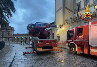 Palermo Distacco intonaco edificio Tar