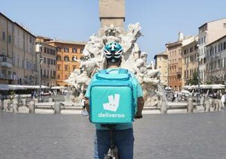 Deliveroo nel 2022 in Italia 400 mln di euro di impatto su economia e supporto a 6.800 posti di lavoro