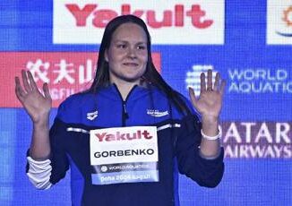 Israele fischi per Gorbenko ai Mondiali di nuoto a Doha Video