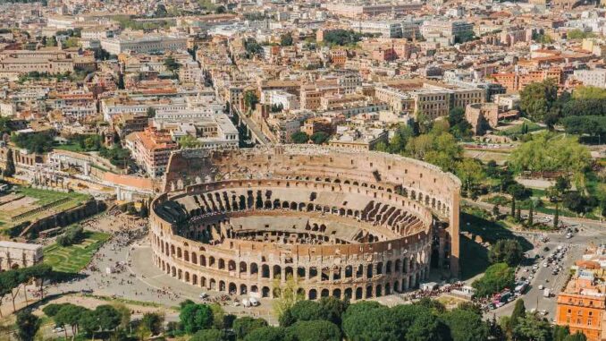 panorama di roma capitale mondiale