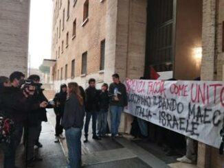 Universita da Roma a Torino continuano proteste anti Israele