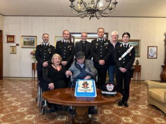 Palermo i Carabinieri festeggiano i 105 anni del brigadiere