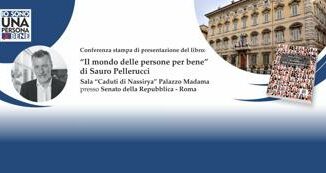 Il mondo delle persone per bene di Sauro Pellerucci al Senato della Repubblica