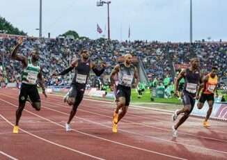 Marcell Jacobs quarto nei 100 metri in 10.03 al meeting di Oslo