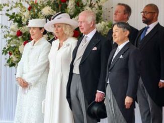 Carlo e Camilla accolgono imperatore Naruhito cena di gala a Buckingham Palace