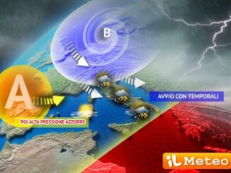 Avvio di settimana con temporali e grandine poi ritorna lanticiclone delle Azzorre