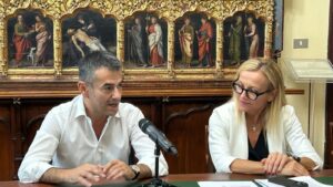 Intervento del Sindaco Massimo Zedda e dellAssessora Luisa Giua Marassifoto Fabrizio Viola