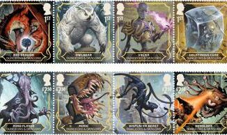 Royal Mail annuncia una collezione unica per celebrare i 50 anni di Dungeons Dragons