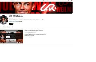 UR Cristiano Cristiano Ronaldo su Youtube per conquistare nuovi record