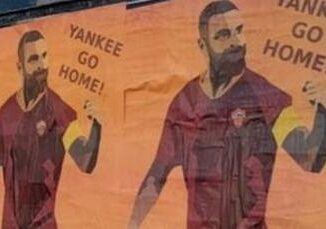 De Rossi nostro vanto yankee go home a Roma spuntano i manifesti