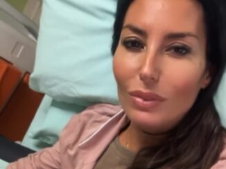 Elisabetta Gregoraci il messaggio dal letto dellospedale dopo il secondo ricovero