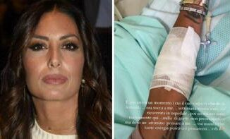 Elisabetta Gregoraci ricoverata in ospedale