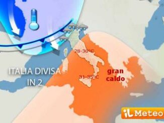 Il meteo spacca lItalia tra maltempo e caldo estivo ma da domenica cambia tutto