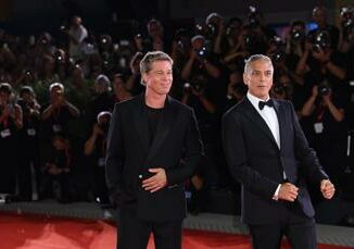 Mostra del cinema Venezia ai piedi di Brad Pitt e George Clooney