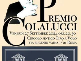 Premio Giuseppe Colalucci la cerimonia il 27 settembre a Roma