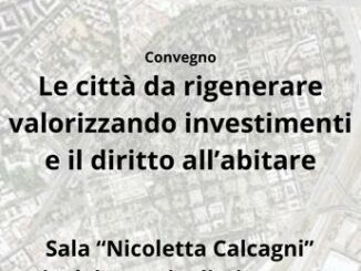 Rigenerazione urbana venerdi 20 settembre tavola rotonda in Campidoglio