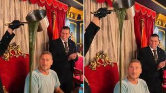 Totti star in Egitto show a cena ma la zuppa e da brividi Video