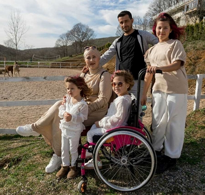 famiglia con figlio disabile