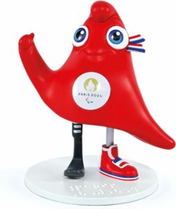 MASCOTTE PARALIMPIADI 2024 (immagine Amazon)