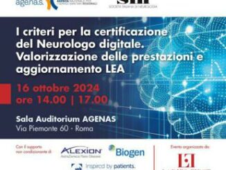 Criteri per la certificazione del Neurologo Digitale. Valorizzazione delle prestazioni e aggiornamento LEA