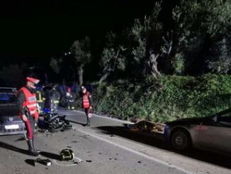 Incidente a Itri morto un 16enne in sella a una moto