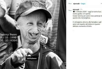 Morto Sammy Basso il 28enne malato di Progeria