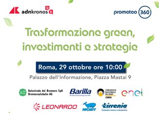 Trasformazione green investimenti e strategie evento Adnkronos QA il 29 ottobre Diretta dalle 10