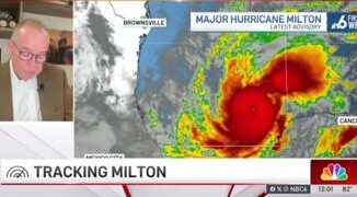 Uragano Milton meteorologo si commuove in diretta Sara orribile