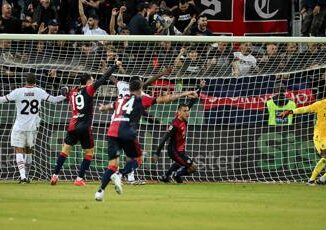 Cagliari Milan 3 3 Zappa acciuffa i rossoneri in extremis