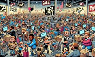 Gli italiani e il Black Friday entusiasmo frenesia mentre qualcuno cede allo stress