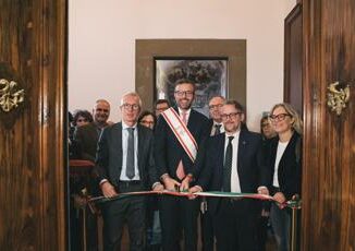 Palazzo del Pegaso la Sala del Gonfalone ritrova i colori originali