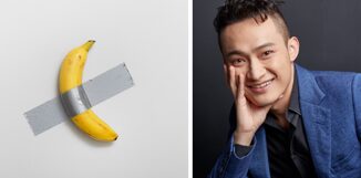 Prezzo record per la banana di Cattelan 62 milioni di dollari