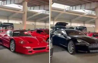 Assad in fuga da Siria in garage restano le supercar Video