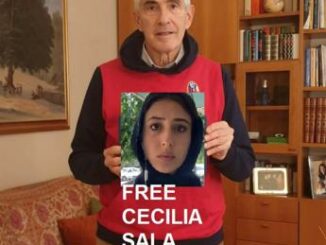 Free Cecilia Sala Casini sui social con la foto della giornalista detenuta in Iran