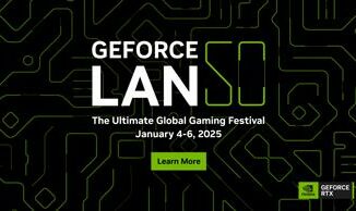 GeForce LAN 50 levento globale di gaming con premi esclusivi targato NVIDIA