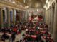 Natale 400 persone in basilica di Santa Maria in Trastevere per pranzo di SantEgidio