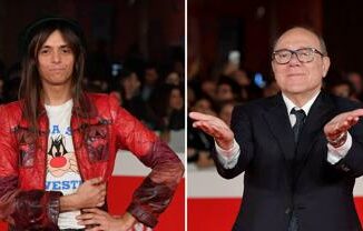 Sanremo 2025 Lucio Corsi dal set allAriston. Verdone Daje