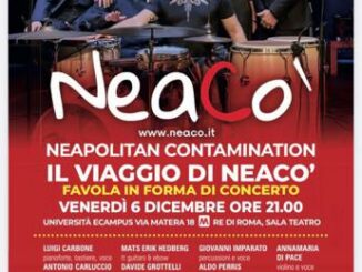 Venerdi 6 dicembre Neaco in concerto nella sede romana dellUniversita eCampus