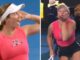 Australian Open Collins bad girl scintille col pubblico Video