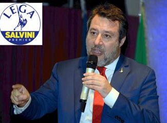 Lega Salvini titolare del logo lo spadone di Alberto da Giussano e suo