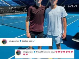 Sinner allenamento con il figlio darte Hewitt. Kyrgios Post dopato