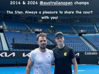 Sinner si allena con Wawrinka Grazie Stan un onore condividere il campo con te